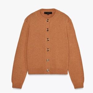 Zara Women's Tan Cardigan Sweater Size XL